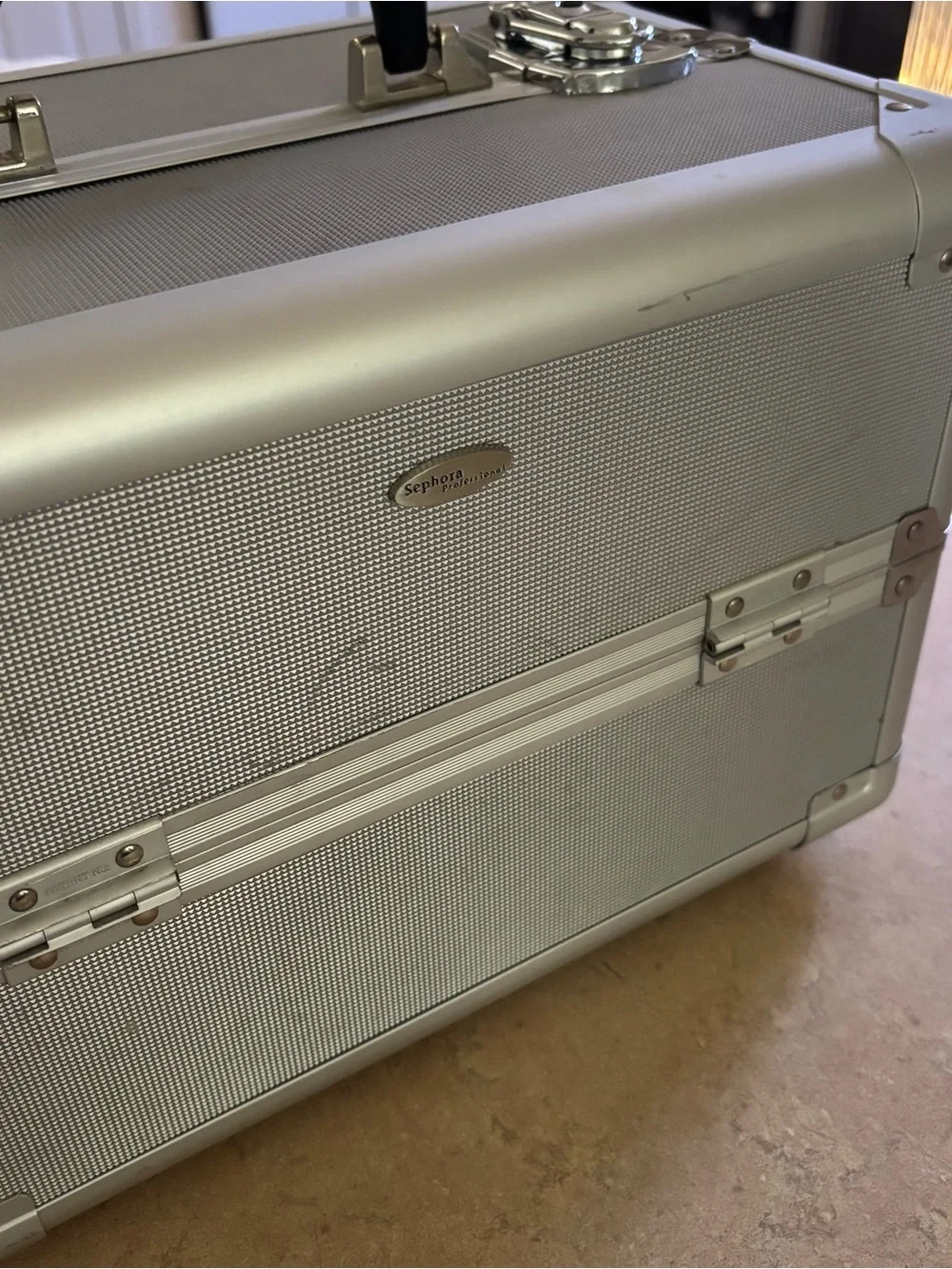 Sephora Silver Makeup Case
